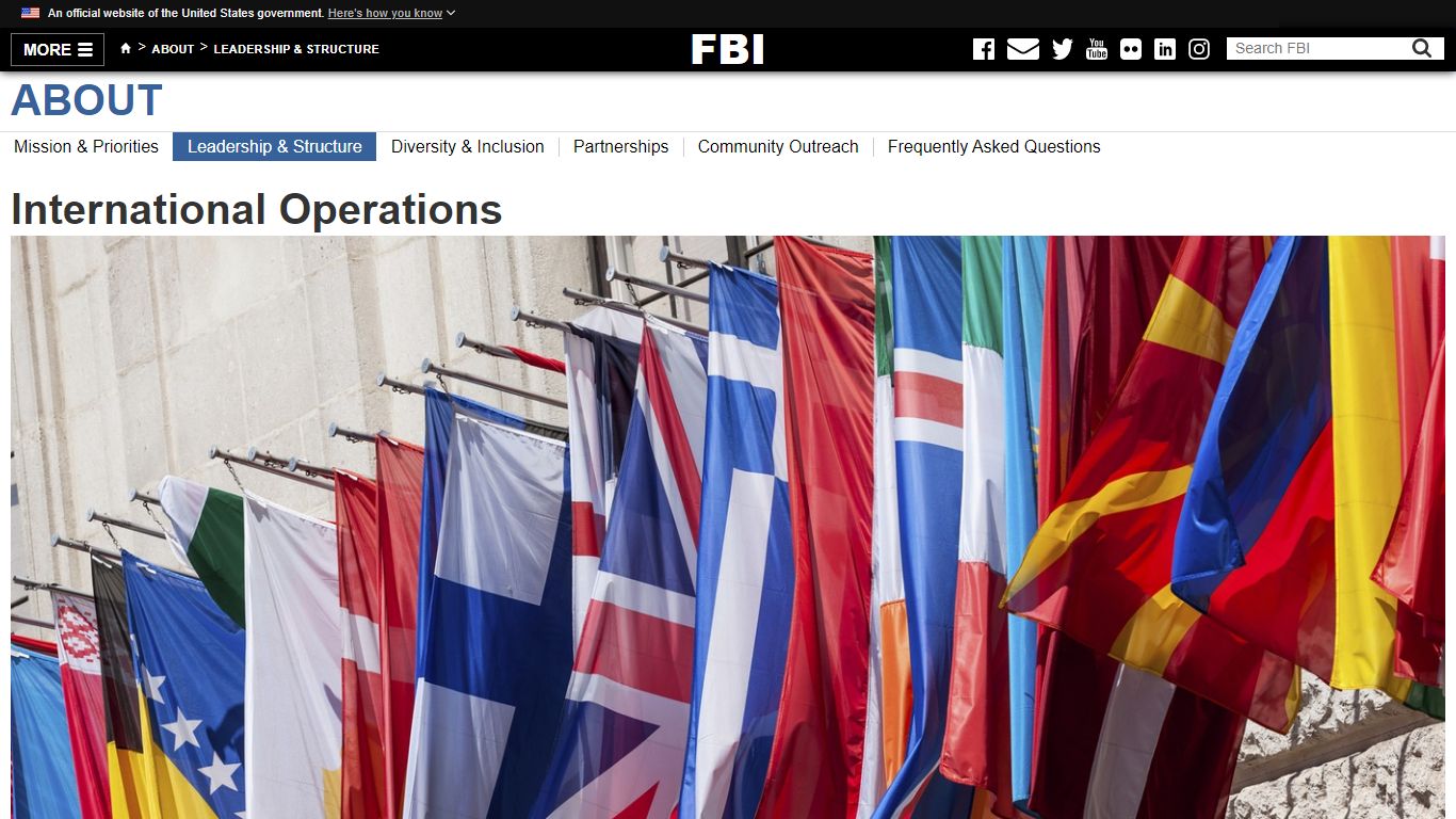 International Operations — FBI - Federal Bureau of Investigation